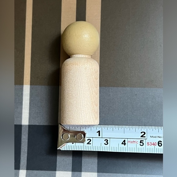 LIKE NEW elk & otter multicultural peg dolls - Picture 4 of 6